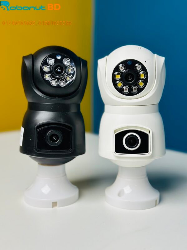 V380 E9 Dual Lens Bulb PTZ IP Camera