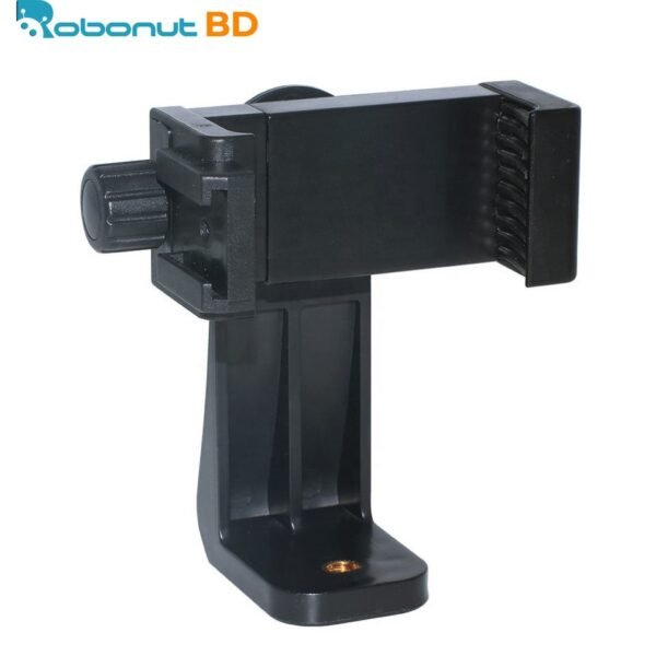 360 Degree Mobile Holder With Cold Shoe Mount For Extra Microphone Or Led Light - Image 2