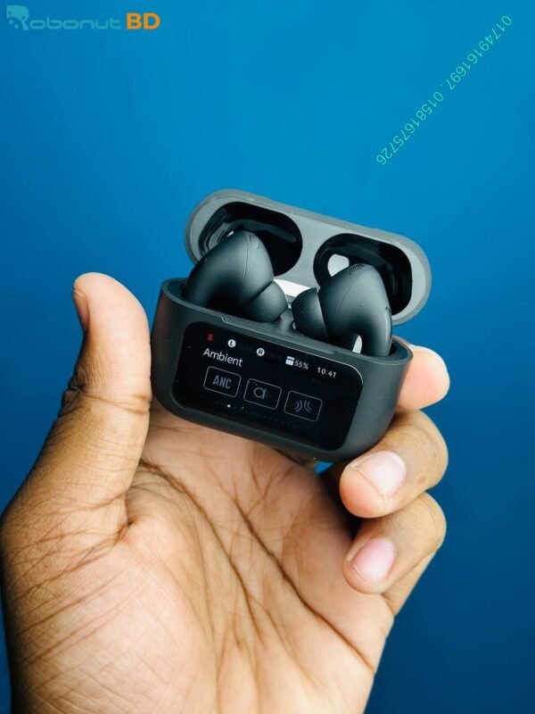 A9 Pro ANC Touch Screen Display Earbuds - Image 3