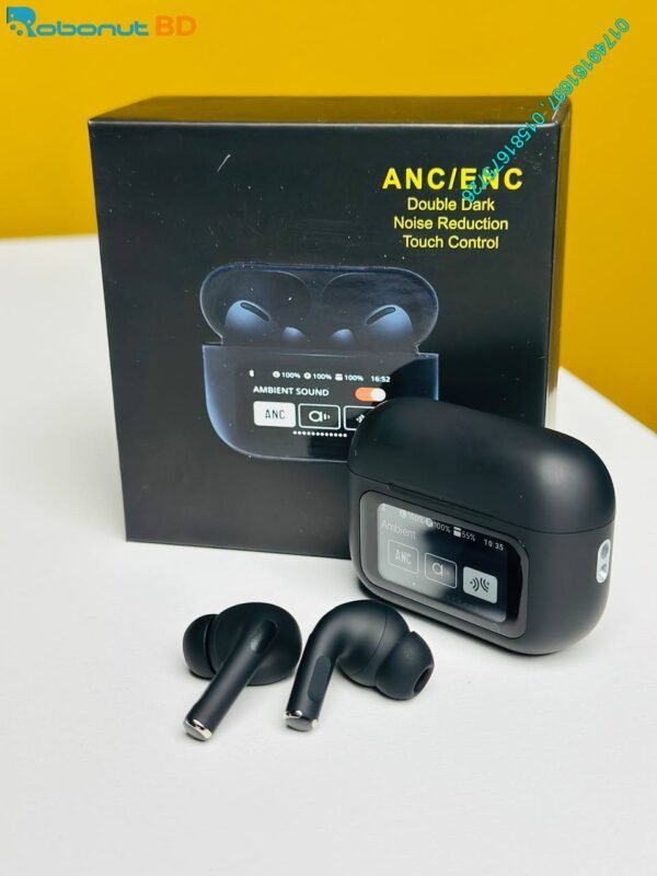 A9 Pro ANC Touch Screen Display Earbuds - Image 8