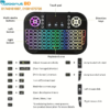 GearUP MK20 2.4GHz + Wireless Dual Mode RGB Backlit Rechargeable Mini Portable Keyboard With Touchpad - Image 10