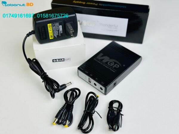 WGP mini UPS + GearUP Adapter Combo Pack (5/9/12V- 8800mAh + 12/3A) - Image 4