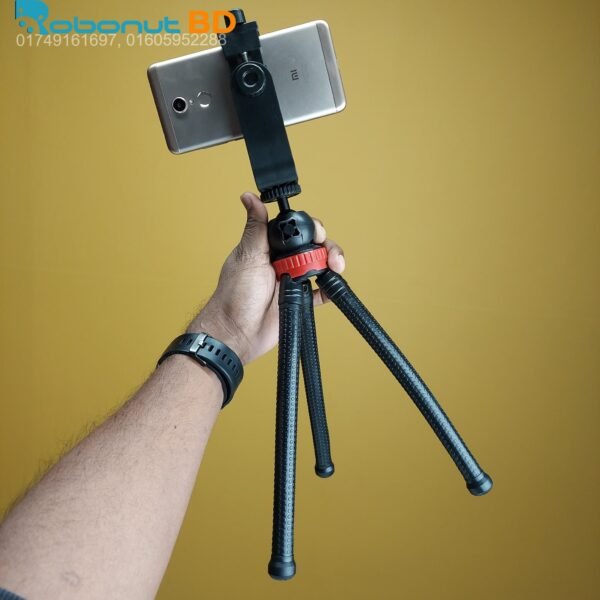 Octopus Tripod With Ball Head- Best For DSLR Or Smartphone Vlogging & Table Stand - Image 2