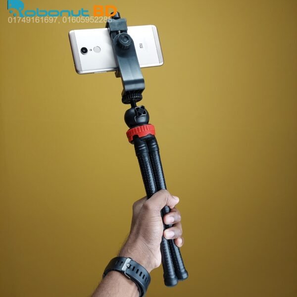 Octopus Tripod With Ball Head- Best For DSLR Or Smartphone Vlogging & Table Stand - Image 3