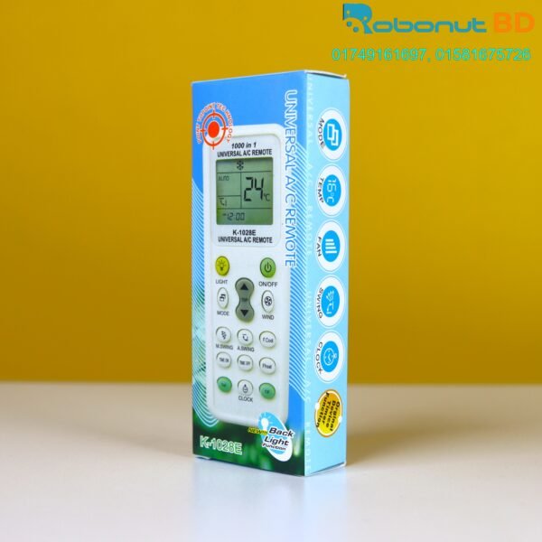 Universal AC Remote- Digital LED 1000-in-1 (Suitable for most Air Conditioner Brands) - Image 5