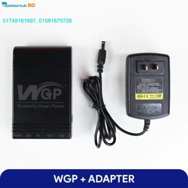 COMBO! WGP mini UPS 5/12/12V (10400mAh) + GearUP 12V/3A Adapter - Image 3