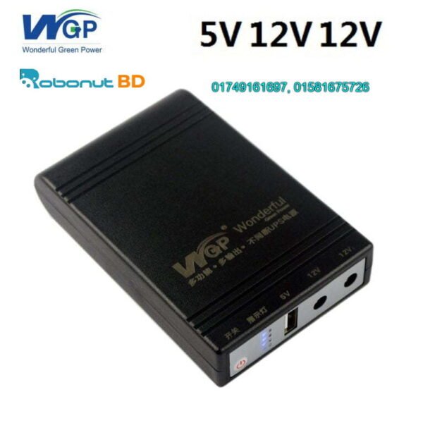 WGP mini UPS 5/12/12V (8,800mAh)- Black