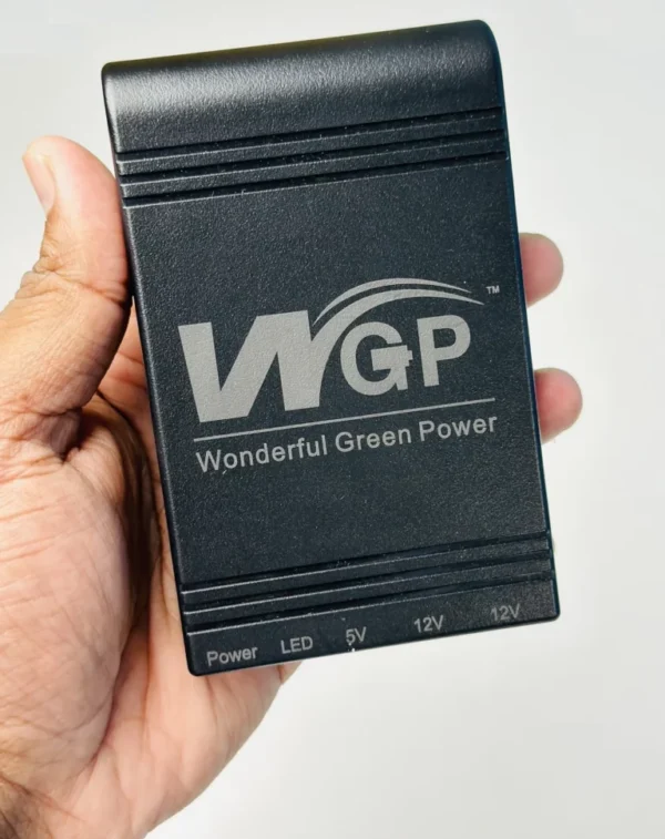 WGP mini UPS + GearUp Adapter Combo Pack (5/12/12V- 8800mAh + 12/3A)