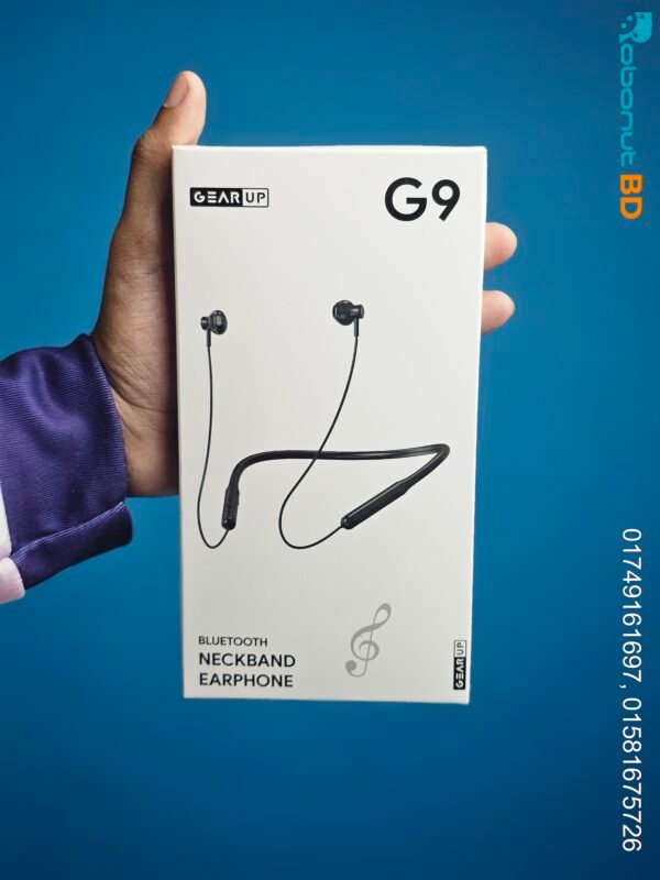 GearUP G9 Neckband Magnetic Metal Earphone With Good Quality Microphone - Image 2