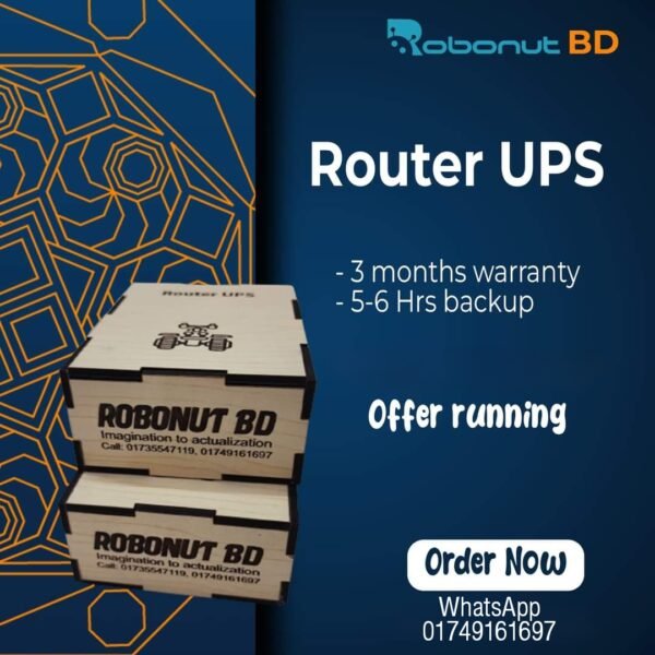 Robonut Special Router and ONU UPS (12v-12v-9v, 12v-9v-5v) - Image 2