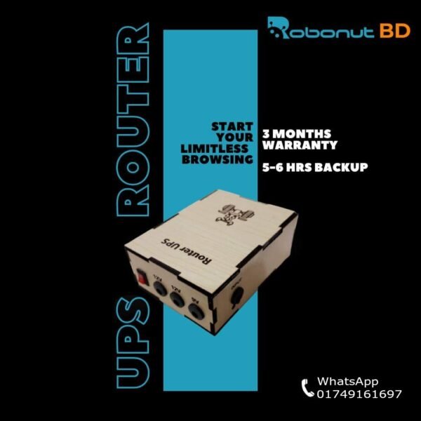 Robonut Special Router and ONU UPS (12v-12v-9v, 12v-9v-5v) - Image 4