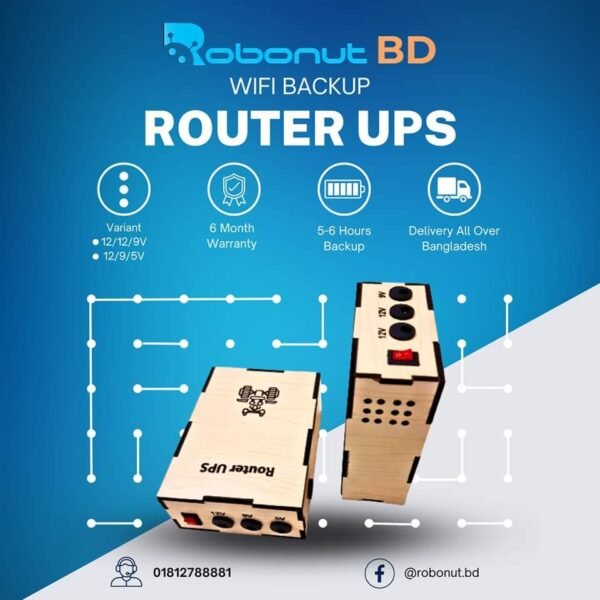 Robonut Special Router and ONU UPS (12v-12v-9v, 12v-9v-5v) - Image 6