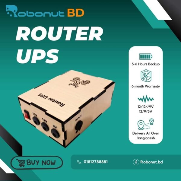 Robonut Special Router and ONU UPS (12v-12v-9v, 12v-9v-5v) - Image 8